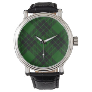 Relógio De Pulso Graham tartan green black xadrez
