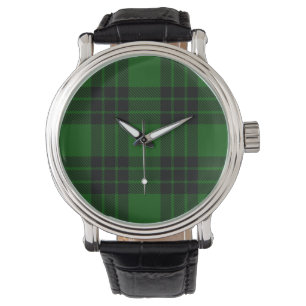 Relógio De Pulso Graham tartan green black xadrez