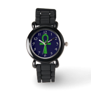 Relógio De Pulso Green Ankh Watts