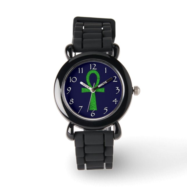 Relógio De Pulso Green Ankh Watts (Frente)