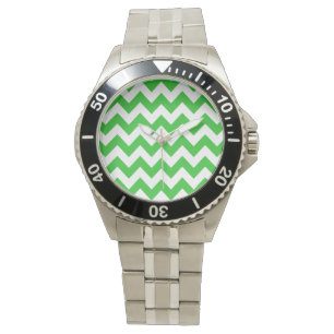 Relógio De Pulso Green Bold Chevron