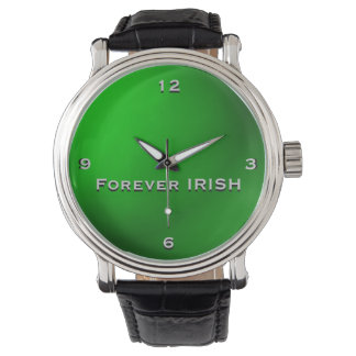 Relógio De Pulso Green Forever IRISH Monograma Watch