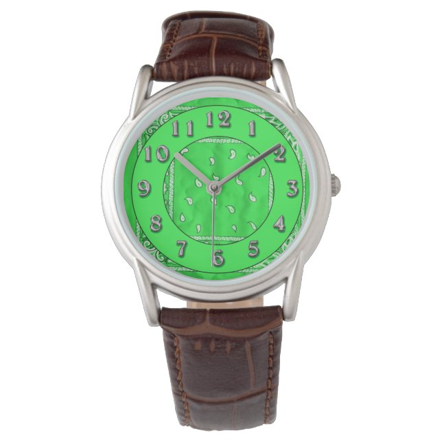 Relógio De Pulso Green Hanky Watch (Frente)