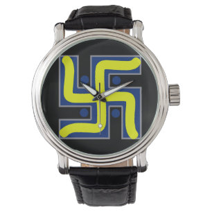 Relógio De Pulso Handskull Swastika Hindu Boa sorte / Sports Watch