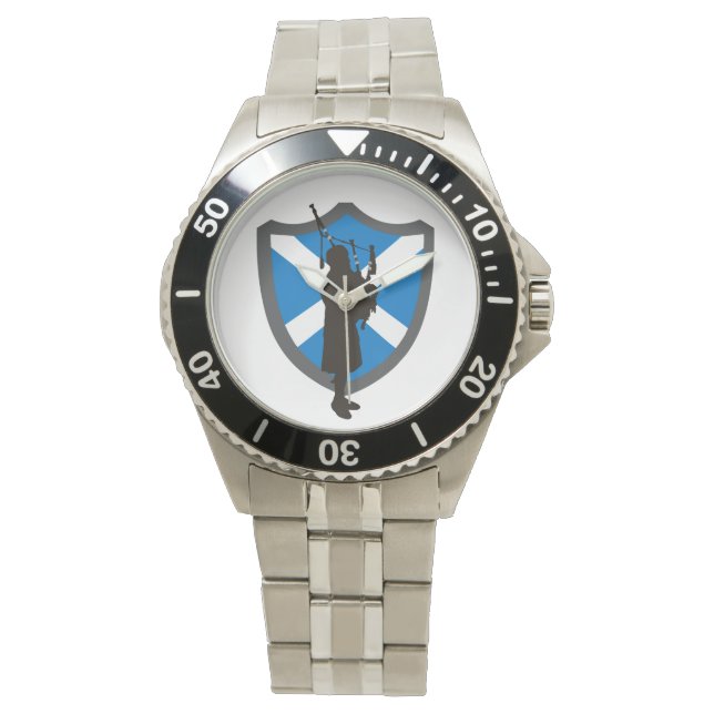 Relógio De Pulso Highlander Bagpipe Player Watch (Frente)