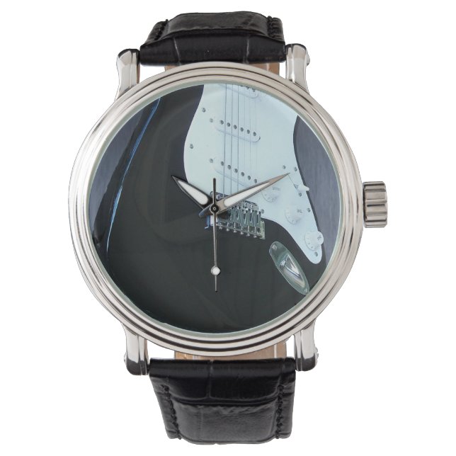 Relógio De Pulso Hora do Violão Elétrico de Música (Frente)