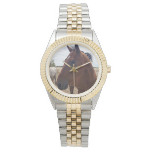 Relógio De Pulso Horse_Magic, _Unisex_Two_Toned_Watch.
