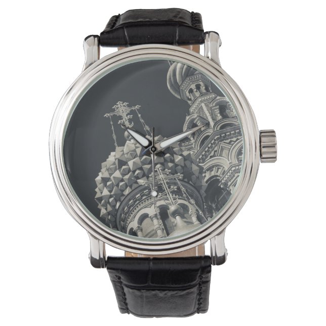 Relógio De Pulso Igreja do Salvador de Sangue Derramado (Frente)