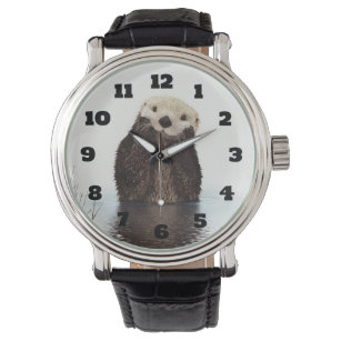 Relógio De Pulso Imagem de Vida Selvagem de Lontra Cura
