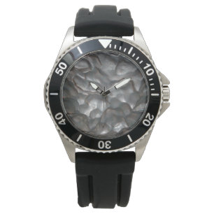 Relógio De Pulso Impressão de Rock Meteorito Metalílico