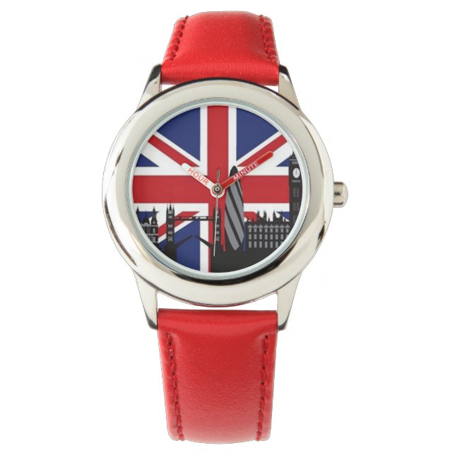 Relógio De Pulso Inglaterra Reino Unido - Watch (Frente)