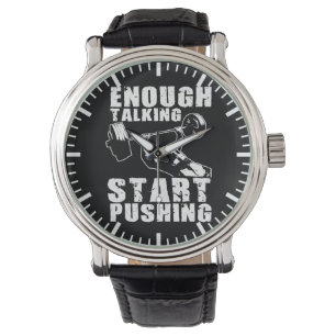 Relógio De Pulso Iniciar empurrando - Bench Press - Workout Motivat