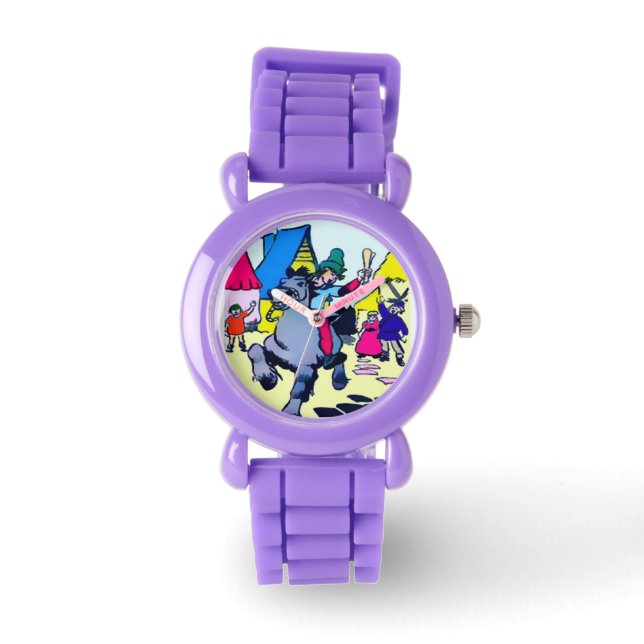 Relógio De Pulso Jack Kids Ajustável Bezel Stainless Steel Watch (Frente)