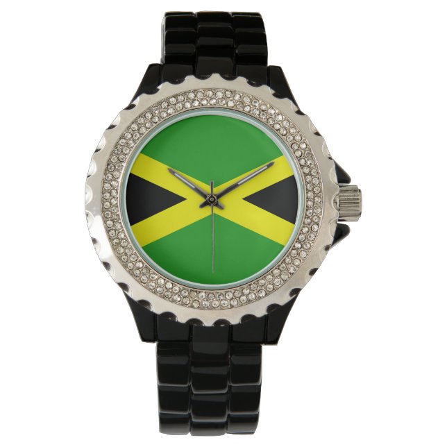 Relógio De Pulso Jamaica Flag Watch (Frente)