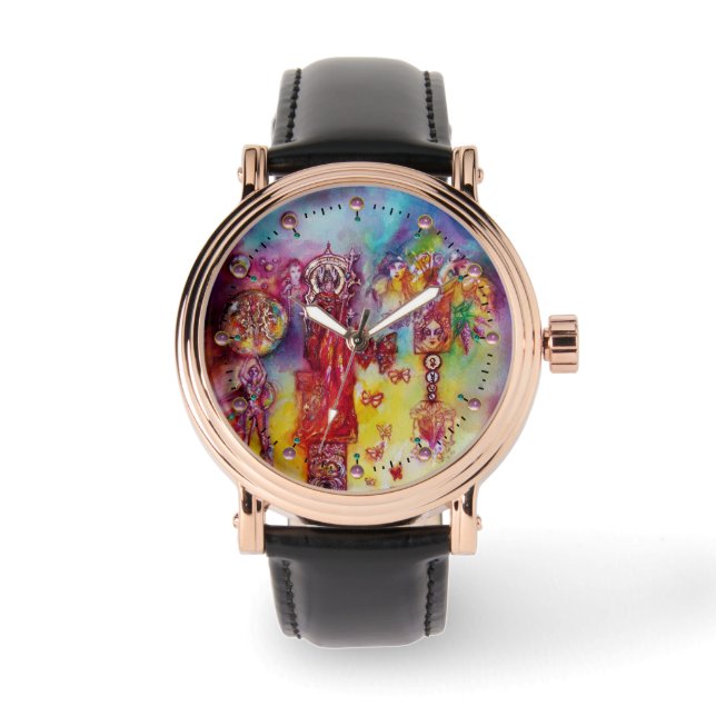 RELÓGIO DE PULSO JARDIM DAS SOMBAS/FAIRIAS PERDIDAS E BORRACHAS (Frente)