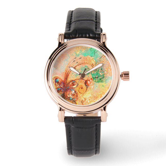 RELÓGIO DE PULSO JARDIM DE SOMBRA PERDIDA,PLANTA MÁGICA DE BORBOLA (Frente)