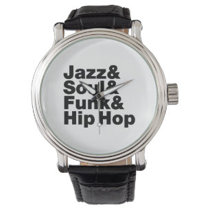 Relógio De Pulso Jazz & Soul & Funk & Hip Hop