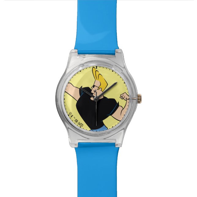 Relógio De Pulso Johnny Bravo Flexing (Detalhe)