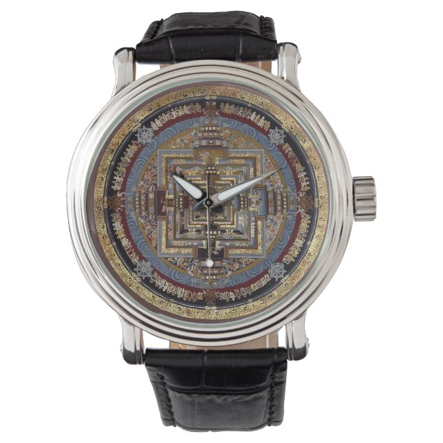 Relógio De Pulso Kalachakra Mandala A Watch (Frente)