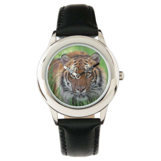 Relógio De Pulso Kids Classic Watch/Wildlife Tiger (Frente)