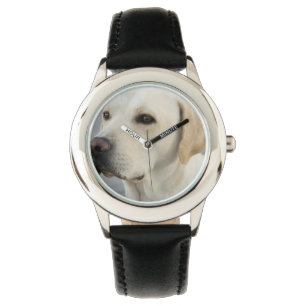 Relógio De Pulso Labrador retriever amarelo