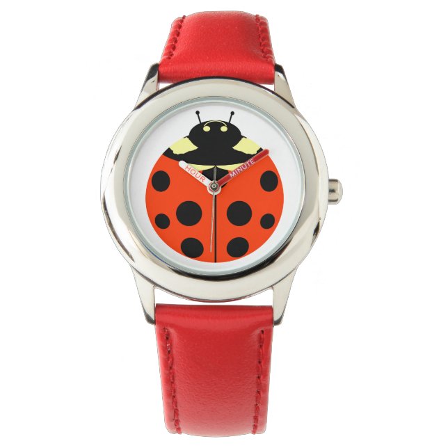 Relógio De Pulso Ladybug (Frente)