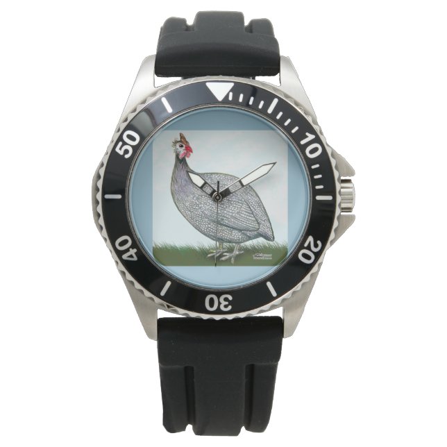 Relógio De Pulso Lavanda Da Guiné Em Vigor (Frente)