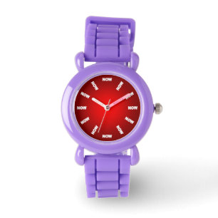 Relógio De Pulso Legal super "AGORA" olha (vermelho) No2