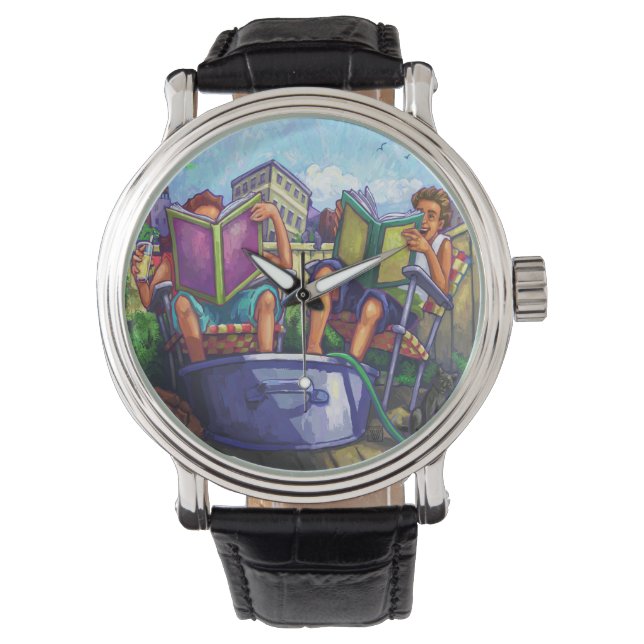 Relógio De Pulso Leitura de Verão (Frente)