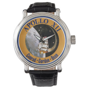 Relógio De Pulso Logotipo do Símbolo da Missão Apollo 12