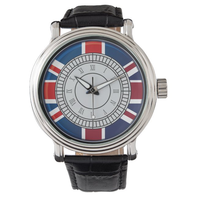 Relógio De Pulso London City Big Ben Face Watch (Frente)