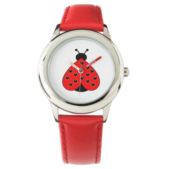 Relógio De Pulso Love Ladybug Watch for Kids (Frente)