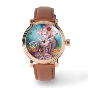 RELÓGIO DE PULSO MADAME POMPADOUR, ELEGANTE MONOGRAMA DE BELEZA
