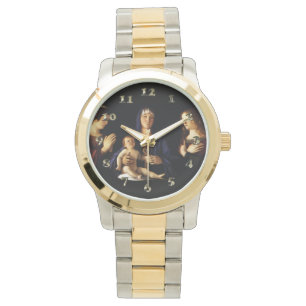 Relógio De Pulso Madona com Criança Jesus - Catherine - Magdalene