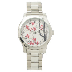 Relógio De Pulso Magnolia Tree por Kobayashi Kokei, Arte Japonesa