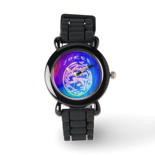 Relógio De Pulso Mah Jongg Purple Joker Watch (Frente)