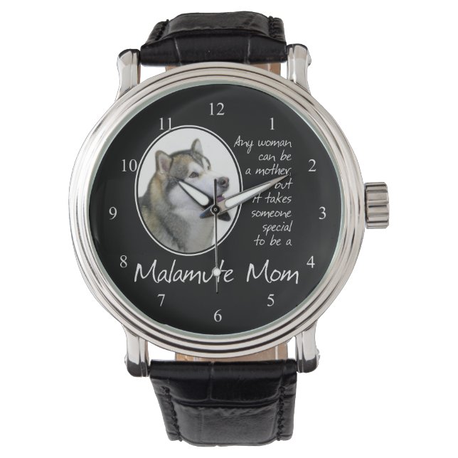 Relógio De Pulso Malamute Mãe Watch (Frente)