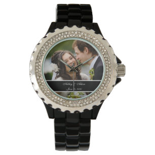 Relógio De Pulso Manutenção Personalizada de Foto de Casamento Pers