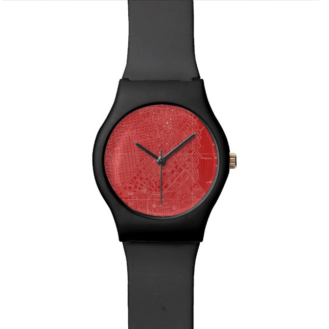 Relógio De Pulso Mapa gráfico de São Francisco (Detalhe)