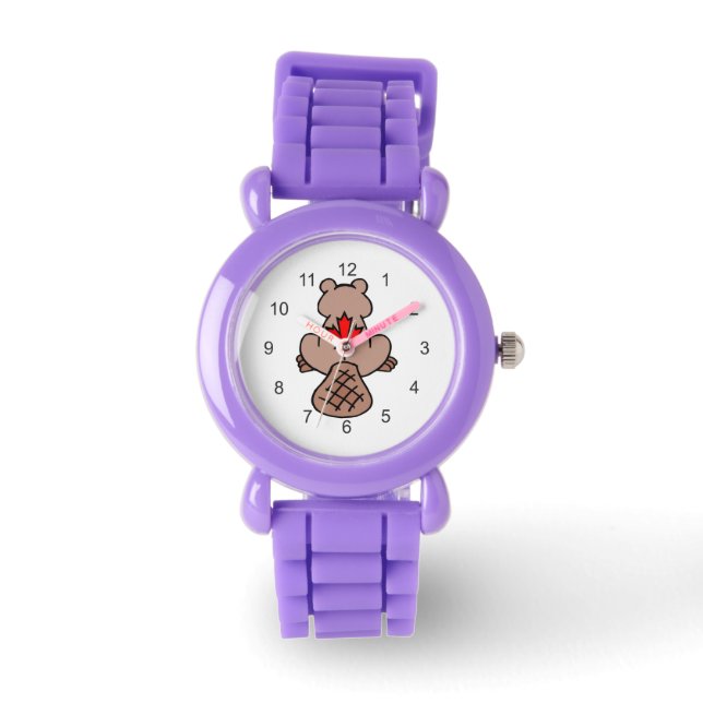 Relógio De Pulso Maple Leaf Beaver Watch (Frente)