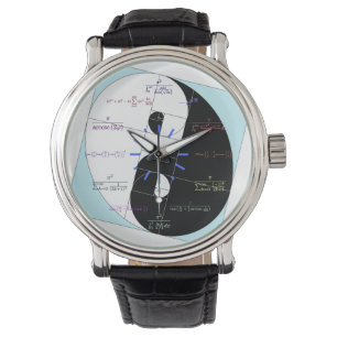 Relógio De Pulso Math Watch (Ouro Ratio Yin e Yang)