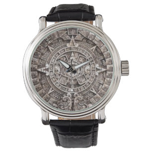 Relógio De Pulso Mayan Calendar Wristwatc
