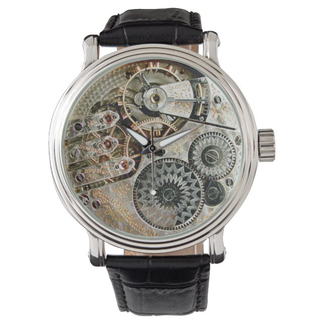 Relógio De Pulso Mecanismo Antiquado de Vigilância (Frente)