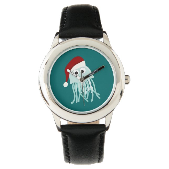 Relógio De Pulso medusa de Natal (Frente)