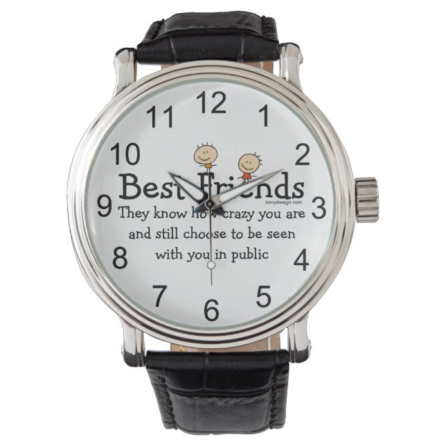 Relógio De Pulso Melhores Amigos (Frente)