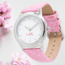 Meninas Personalizadas Nome Cor-de-Rosa Coletor St