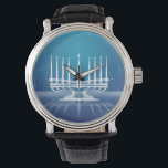 Relógio De Pulso Menorah Starlit II<br><div class="desc">Trabalhos artísticos originais por Thedustyphoenix. http://www.thedustyphoenix.com</div>