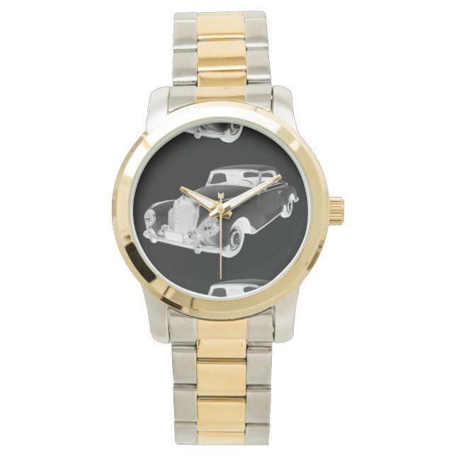 Relógio De Pulso Mercedes Benz 300 Luxury Carro Art (Frente)