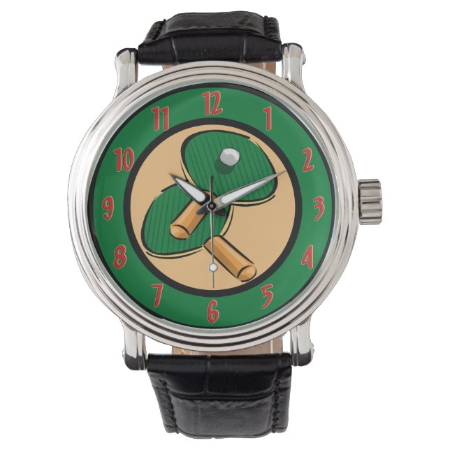 Relógio De Pulso Mesa de Tênis de (Frente)