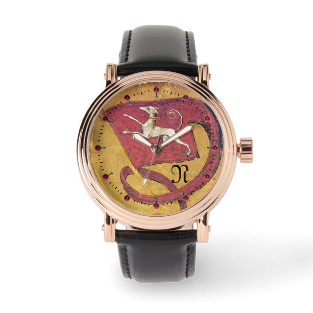 RELÓGIO DE PULSO METAS ANTIGAS,PAVILHÃO DE CÃES DE CARTÃO (Frente)